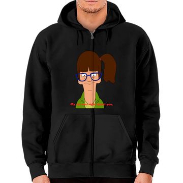 Discover My cat was right about you. - Bobs Burgers - Zip Hoodies