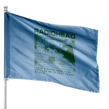 Discover RADIOHEAD Vintage House Flags