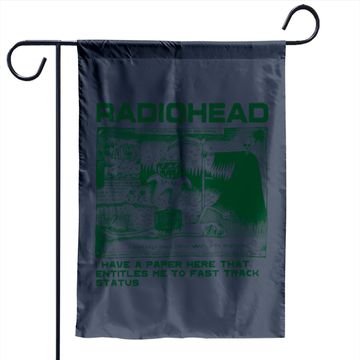 Discover RADIOHEAD Vintage Garden Flags
