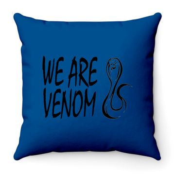 Discover Venom Throw Pillows