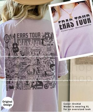 Discover Foxborough Massachusetts Eras Tour Double Sided