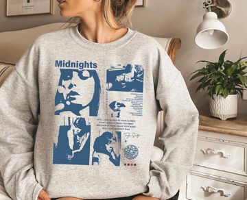 Discover Midnights Sweatshirt, Eras Tour Sweatshirt, Midnights, Gift For her
