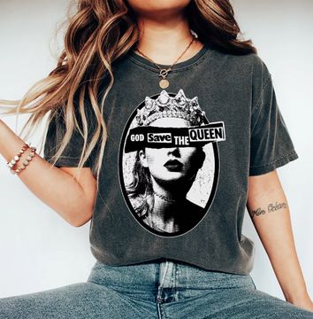 Discover God Save The Queen Shirt, Eras Tour Shirt