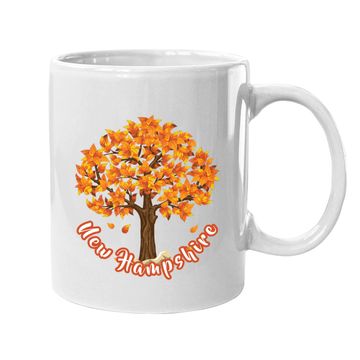Discover Distressed Visit New Hampshire Autumn Leaves Leaf Peeping Coffee Mug