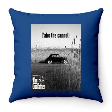 Discover The Godfather Clemenza Take The Cannoli Throw Pillow