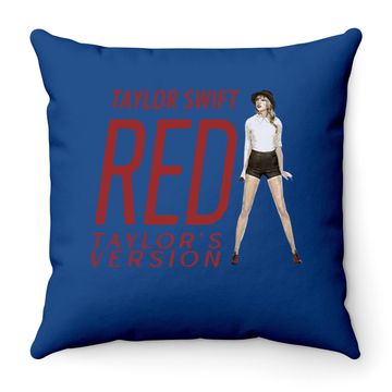 Discover Red Version Throw Pillows