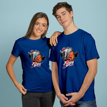 Discover Fishing Make Me Happy Catfish Red Long Sleeves