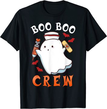 Discover Halloween Nurse Boo Boo Crew Long Sleeves