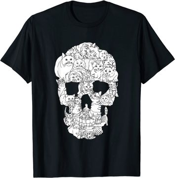 Discover Cat Skull Halloween Long Sleeves