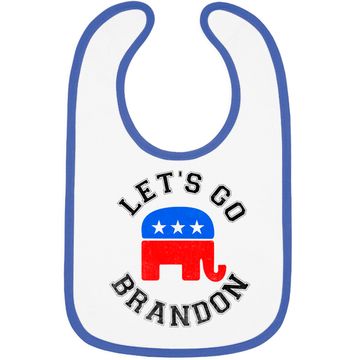 Discover Let’s Go Brandon Elephant Baby Bib