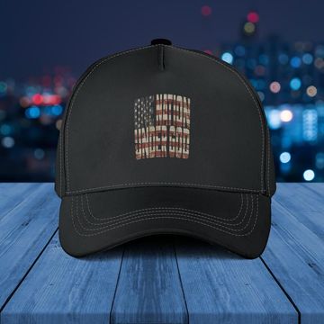 Discover One Nation Under God Weathered American Flag Patriotic Baseball Caps