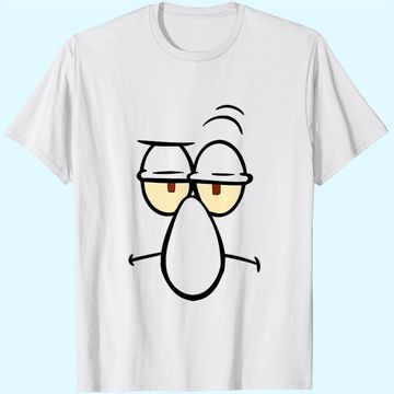 Discover SpongeBob SquarePants Squidward Face T-Shirt