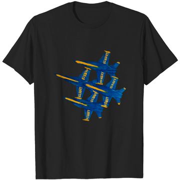 Discover Navy Blue Angels - Navy - T-Shirt