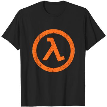 Discover Half Life Lambda Symbol - Half Life Lambda Symbol - T-Shirt