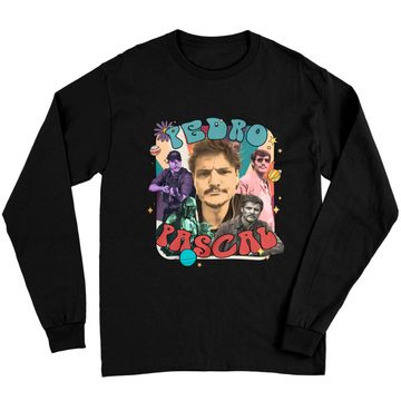 Discover Retro Pedro Pascal Long Sleeves, Pedro Pascal Retro 90s, Javier Pea