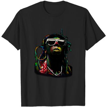 Discover Lil Wayne Color Face T-Shirt