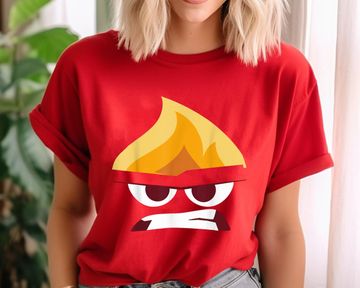 Discover Angry Face Funny Disney Inside Out T-shirt