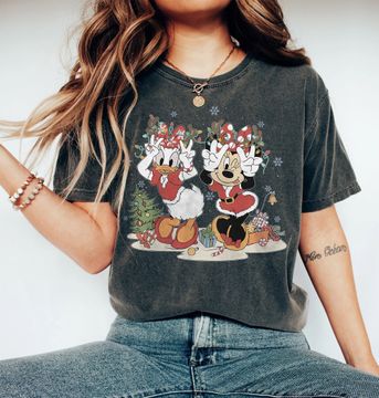 Discover Vintage Disney Christmas  Shirt, Minnie and Daisy Christmas