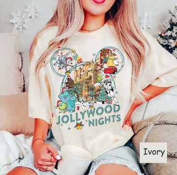 Discover Disney Jollywood Nights Christmas T-shirt