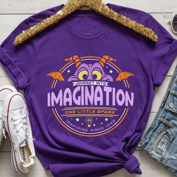 Discover Figment Journey Into Imagination One Little Spark Epcot Dragon Disney T-shirt