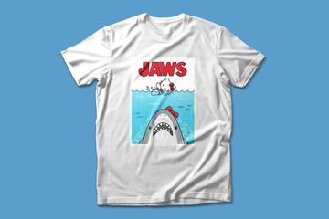 Discover Funny Hello Kitty Unisex Tshirt, Jaws Shirt