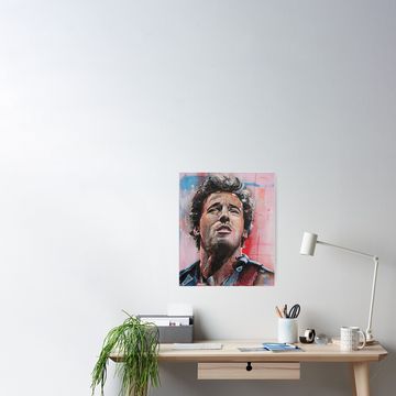Discover Bruce Springsteen painting Poster
