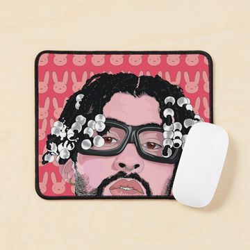 Discover Bad Bunny Mouse Pad, Bad Bunny Merch