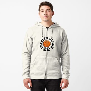 Discover Caitlin Clark Zipped Hoodie