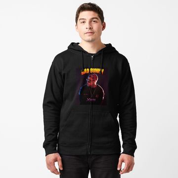 Discover Bad bunny Zipped Hoodie