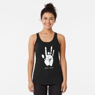 Discover Jerry Garcia Hand print Racerback Tank Top