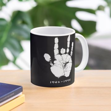 Discover Jerry Garcia Hand print Coffee Mug