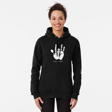 Discover Jerry Garcia Hand print Pullover Hoodie