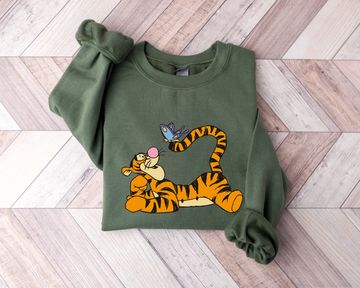 Discover Disney Tigger with Butterfly Sweatshirt