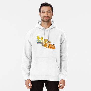 Discover Bart to Garfield Pullover Hoodie