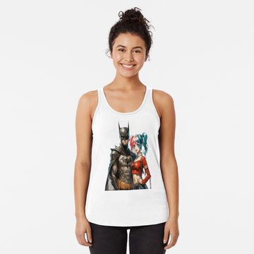 Discover Batman and Harley Quinn Racerback Tank Top