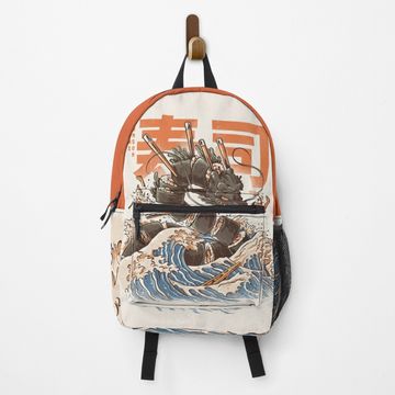 Discover Great Sushi Dragon  Backpack