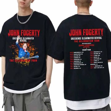 Discover John Fogerty The Celebration Tour 2024 Double Sided Shirt