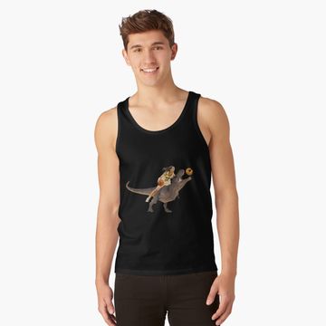 Discover Caitlin Clark Dinosaur Croissant Hunter Tank Top