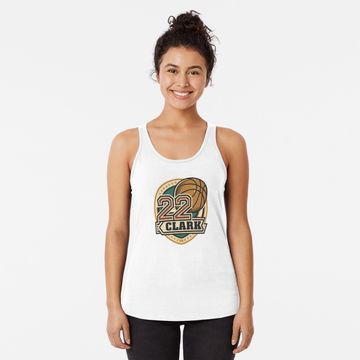 Discover caitlin clark 22 Racerback Tank Top