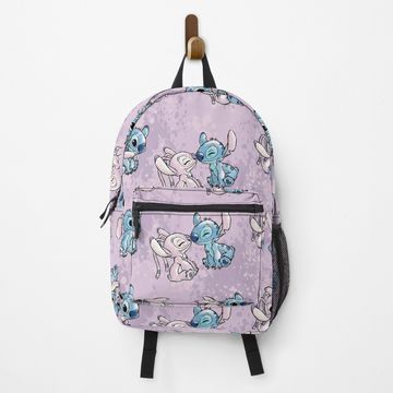 Discover Lilo & Stitch Angel Watercolor Backpack