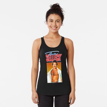 Discover Tom Selleck Racerback Tank Top