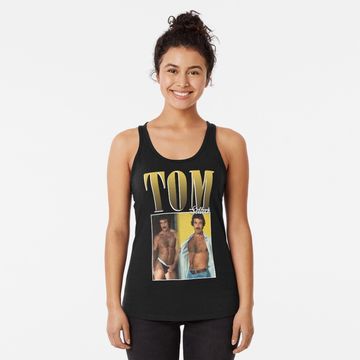 Discover Tom Selleck vintage Racerback Tank Top