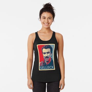 Discover Tom Selleck Funny Racerback Tank Top