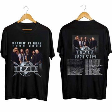 Discover TESLA Band Keepin' It Real U.S. Tour 2024 Shirt