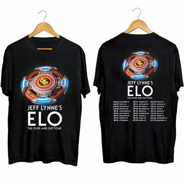 Discover Jeff Lynne's ELO - The Over and Out Tour 2024 Double Sided Shirt