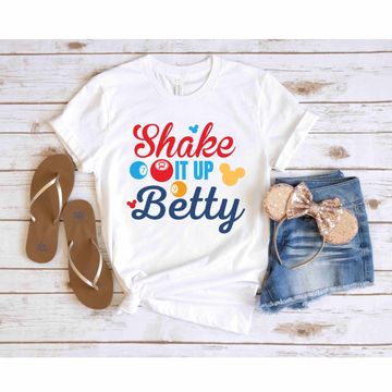 Discover Shake it up Betty! Disney Cruise Line Bingo Shirt | Disney Cruise Shirt | Disney Bingo Shirt
