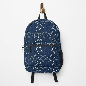 Discover Dallas Cowboys Pattern, Navy Background Backpack