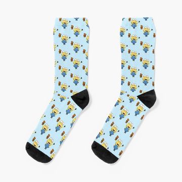 Discover Bob minion Socks, Comfortable Cotton Socks for Men, Women, kids, Trending Casual Style