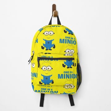 Discover One in a minion Backpack, Cute Backpack for Women, Men, Kids, Trending Street Fashion