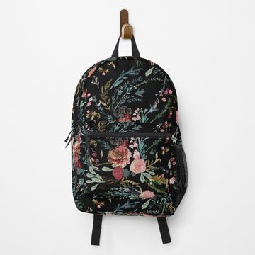 Discover Midnight Floral Backpack, Back to school gift, Cute Gift For Girl, Funny Backpack